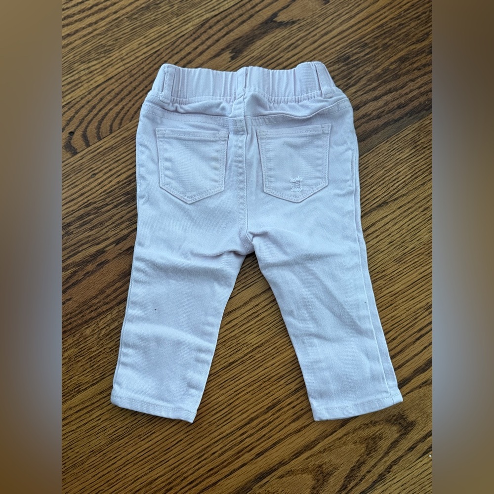 Baby Gap Pink Distress Denim - Picture 2 of 6
